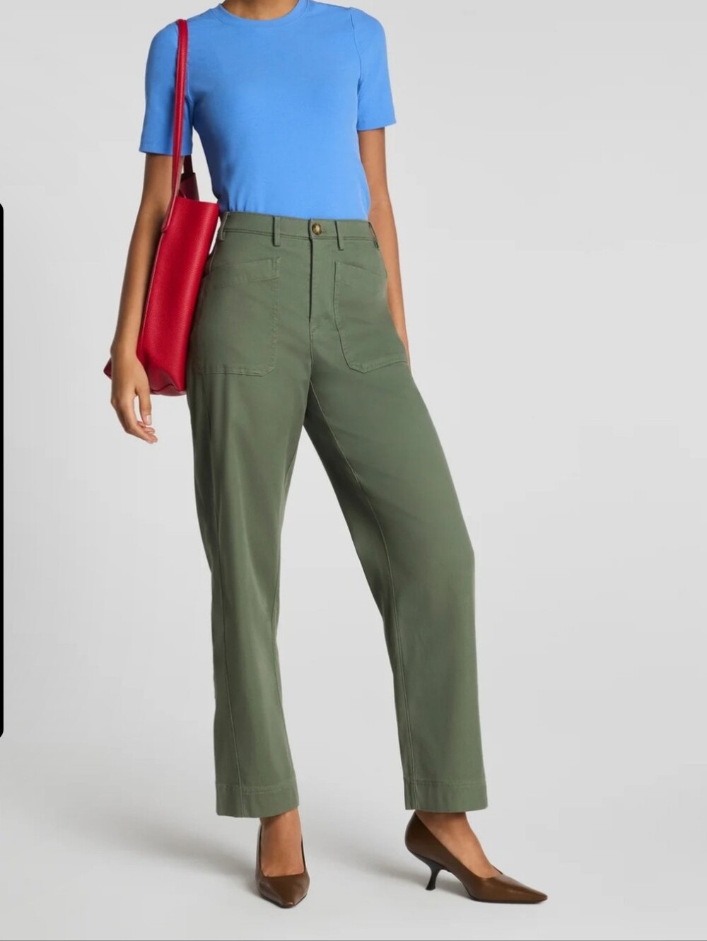 SPANXsupersmooth® Stretch TwillUtility Barrel Leg Pant with Patch Pockets